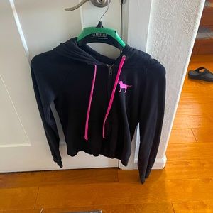 Pink zip up